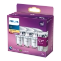 НАБІР 3x LED Лампочка Philips GU10/4,6W/230V 2700K