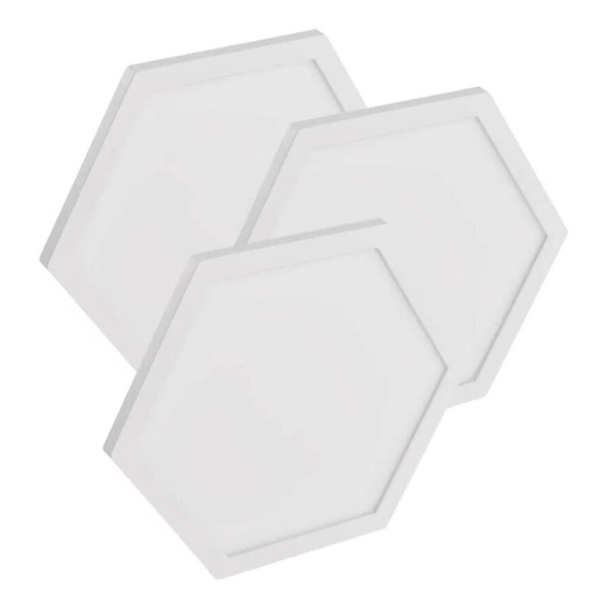 НАБІР 3x LED RGBIC+CCT Панель з регулюванням яскравості - розширення 3xLED/1,8W/230V Wi-Fi Tuya