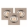 НАБІР 3x LED Вбудоване світильник VITAR 1xGU10/5W/230V CRI 90 бетон