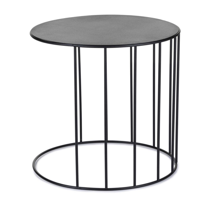 НАБІР 3x Підставка для квітів LOFT чорна