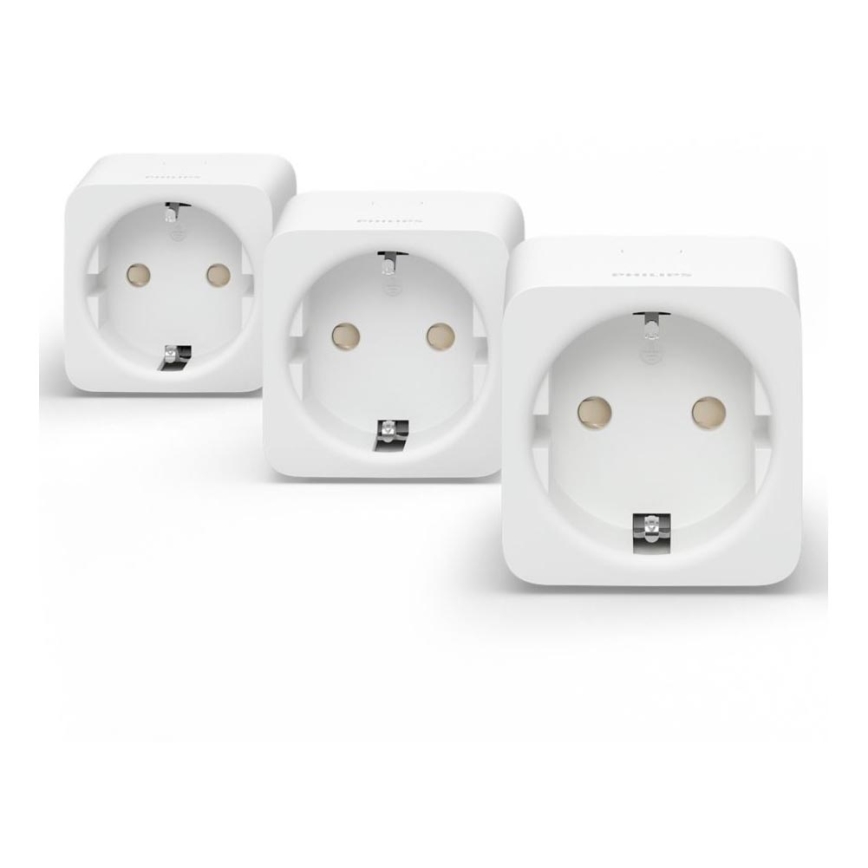 НАБІР 3x Розумна розетка Philips Hue Smart plug EU SCHUKO