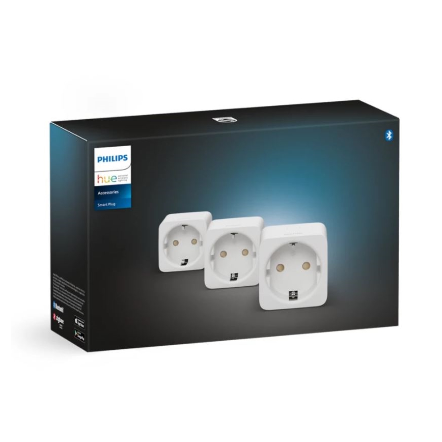 НАБІР 3x Розумна розетка Philips Hue Smart plug EU SCHUKO
