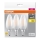 НАБІР 3x Світлодіодна лампочка B40 E14/4W/230V 2700K - Osram