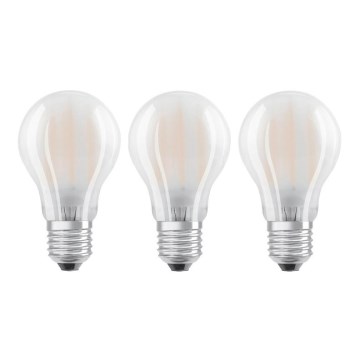 НАБІР 3x Світлодіодна лампочка E27/7W/230V 2700K