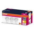 НАБІР 3x Світлодіодна лампочка PAR16 GU10/4,5W/230V 2700K - Osram
