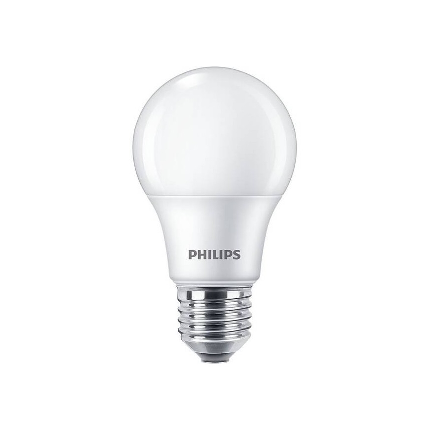 НАБІР 3x Світлодіодна лампочка Philips A60 E27/8W/230V 2700K