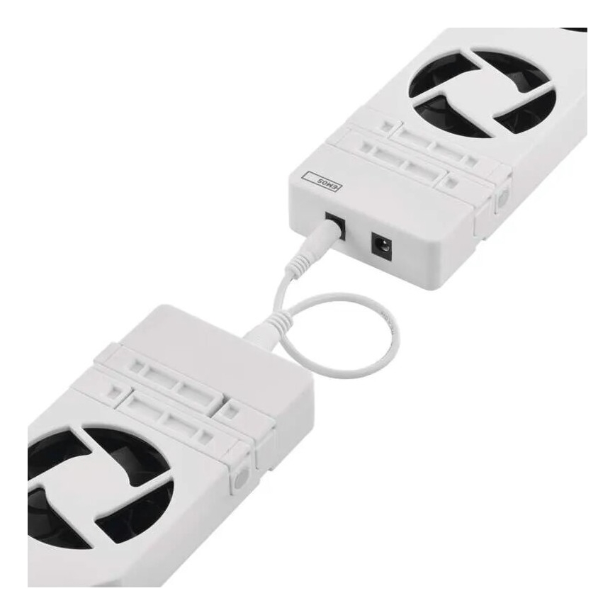 НАБІР 3x Вентилятор під обігрівачем 5/230V білий