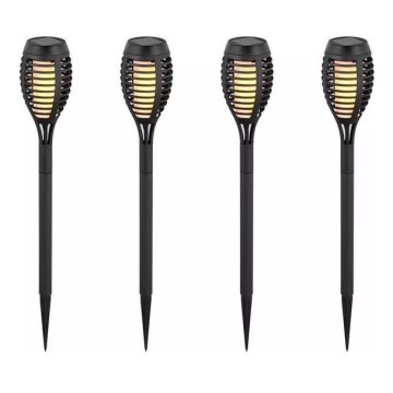 НАБІР 4 шт. LED сонячна лампа 4xLED/3,6V 1xAAA IP44 100 мАг