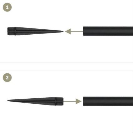 НАБІР 4 шт. LED сонячна лампа 4xLED/3,6V 1xAAA IP44 100 мАг