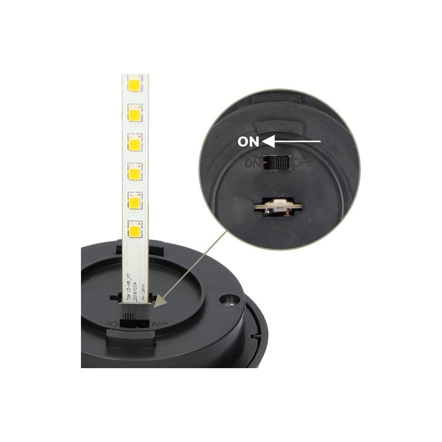 НАБІР 4 шт. LED сонячна лампа 4xLED/3,6V 1xAAA IP44 100 мАг