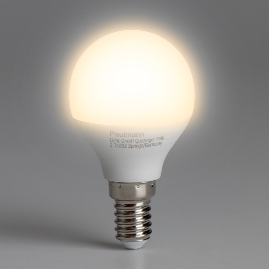 НАБІР 5x Світлодіодна лампочка P45 E14/5,5W/230V 2700K - Paulmann 28783