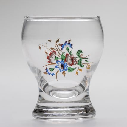 Набір 6x чарка для лікеру прозорий - зразок квітки № 4