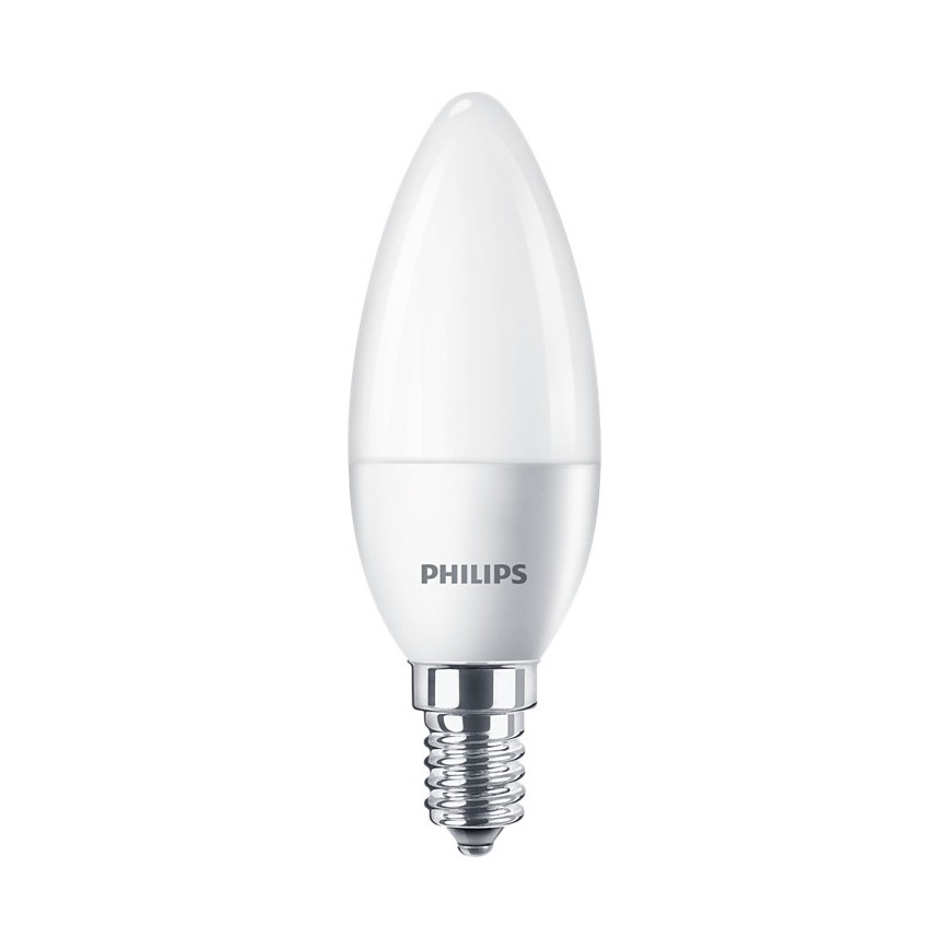 НАБІР 6x LED Лампочка Philips B35 E14/5W/230V 2700K