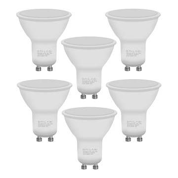 НАБІР 6x Світлодіодна лампочка ECOLINE GU10/6W/230V 4000K - Brilagi