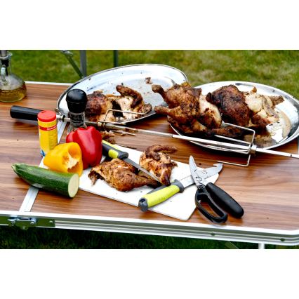 Набір для барбекю з валізкою нержавіюча сталь 6 шт.