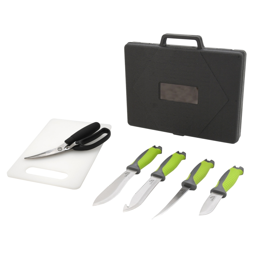 Набір для барбекю з валізкою нержавіюча сталь 6 шт.