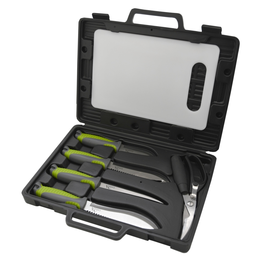 Набір для барбекю з валізкою нержавіюча сталь 6 шт.