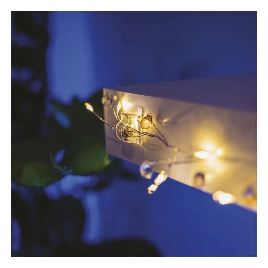 Набір із 10 тримачів для різдвяних гірлянд