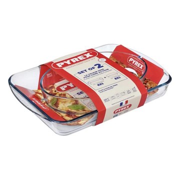 Набір із 2 форм PYREX об'ємом 3,7/2,2 л