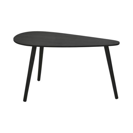 Набір із 2 журнальних столиків SOLE 60/80x30/40 cm, чорний