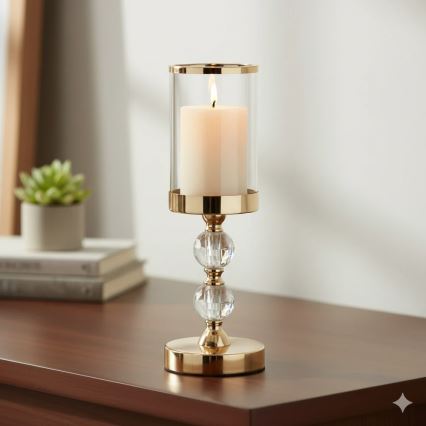 Набір із 3 LED-свічок BRILLO LED/3xAAA кремові + пульт дистанційного керування