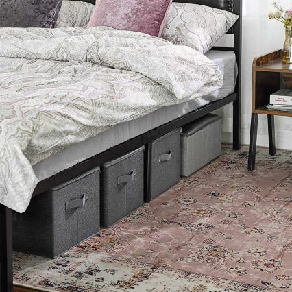 Набір із 3 сірих органайзерів для зберігання зі застібкою-блискавкою CURAN