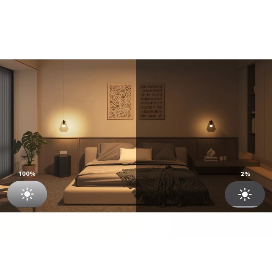 Набір із 3 димованих світлодіодних ламп Philips Hue White and Color Ambiance Essential E27/8W/230V 2200-6500K