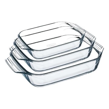 Набір із 3 запікальних форм PYREX 2/3/4 л