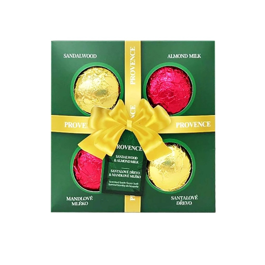 Набір із 4 шипучих бомб для ванни PROVENCE