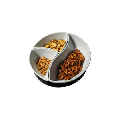 Набір мисок з підносом TORO, 3 шт., кераміка/дерево