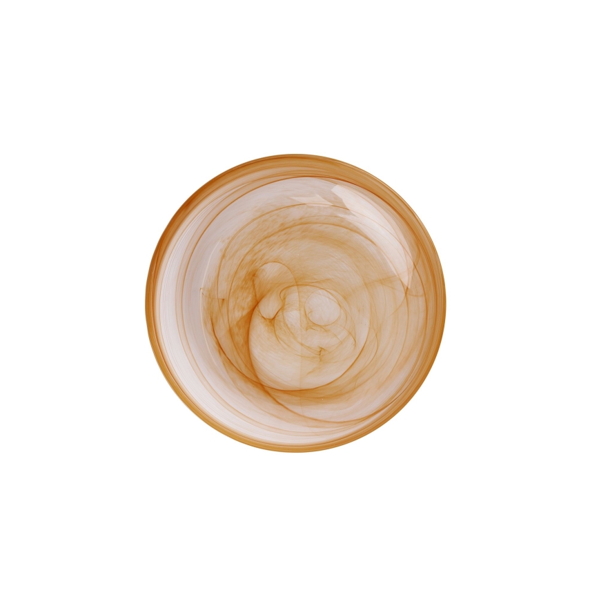 Набір посуду 18 шт. помаранчевий/скло