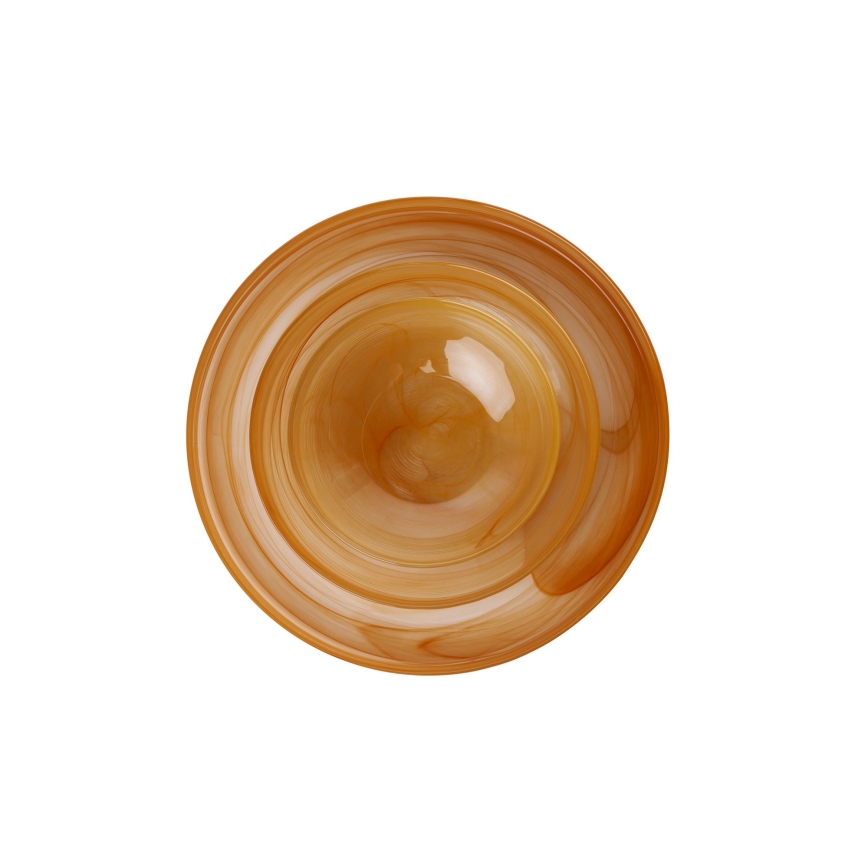 Набір посуду 18 шт. помаранчевий/скло