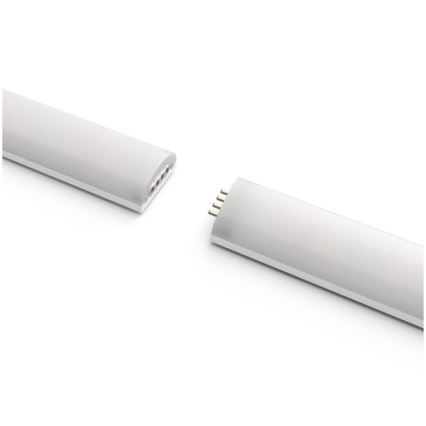 НАБІР - Світлодіодна RGBW стрічка з регулюванням яскравості Philips Hue WHITE AND COLOR AMBIANCE 2 м LED/20W/230V + 4x Лампочка з регулюванням яскравості Philips A60 E27/6,5W/230V 2000-6500K