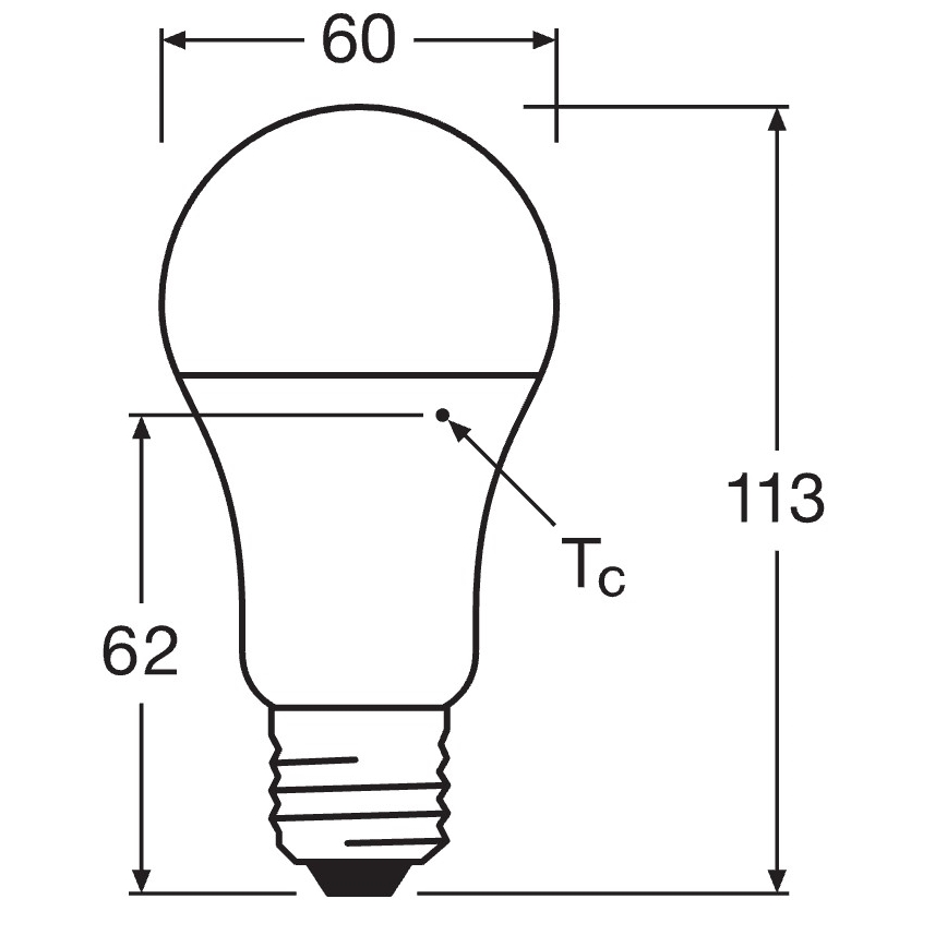 НАБОР 10x светодиодных ламп CLASSIC A75 E27/10W/230V 4000K - Osram