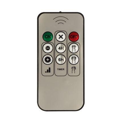 Набор 10x светодиодных рождественских украшений LED/1xAAA + пульт ДУ