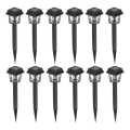 НАБОР 12x Светодиодный светильник на солнечной батарее LED/0,06W/1,2V 1xAA 6500K IP44 100 mAh