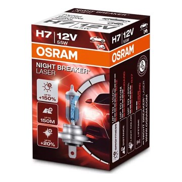 НАБОР 2 шт. Автолампа NIGHT BREAKER H7 PX26d/55W/12V - Osram