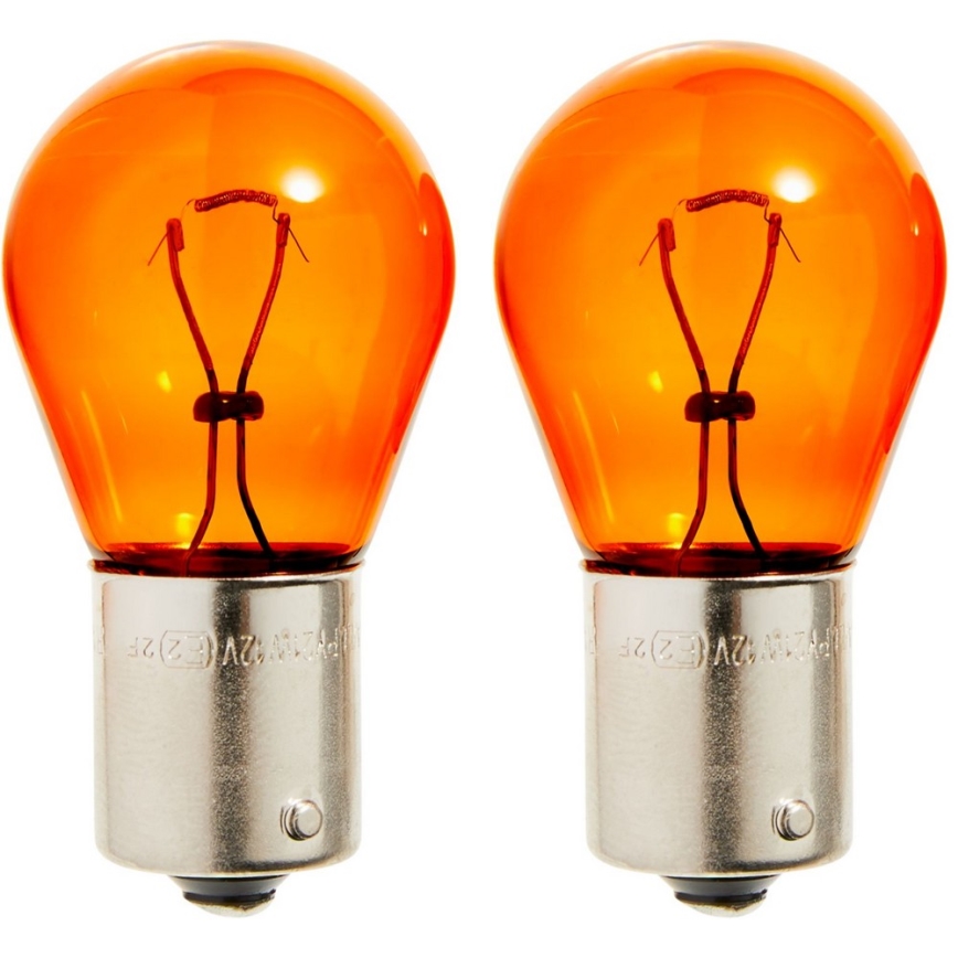 НАБОР 2x Автомобильная лампа Philips VISION 12496NAB2 PY21W BAU15s/21W/12V