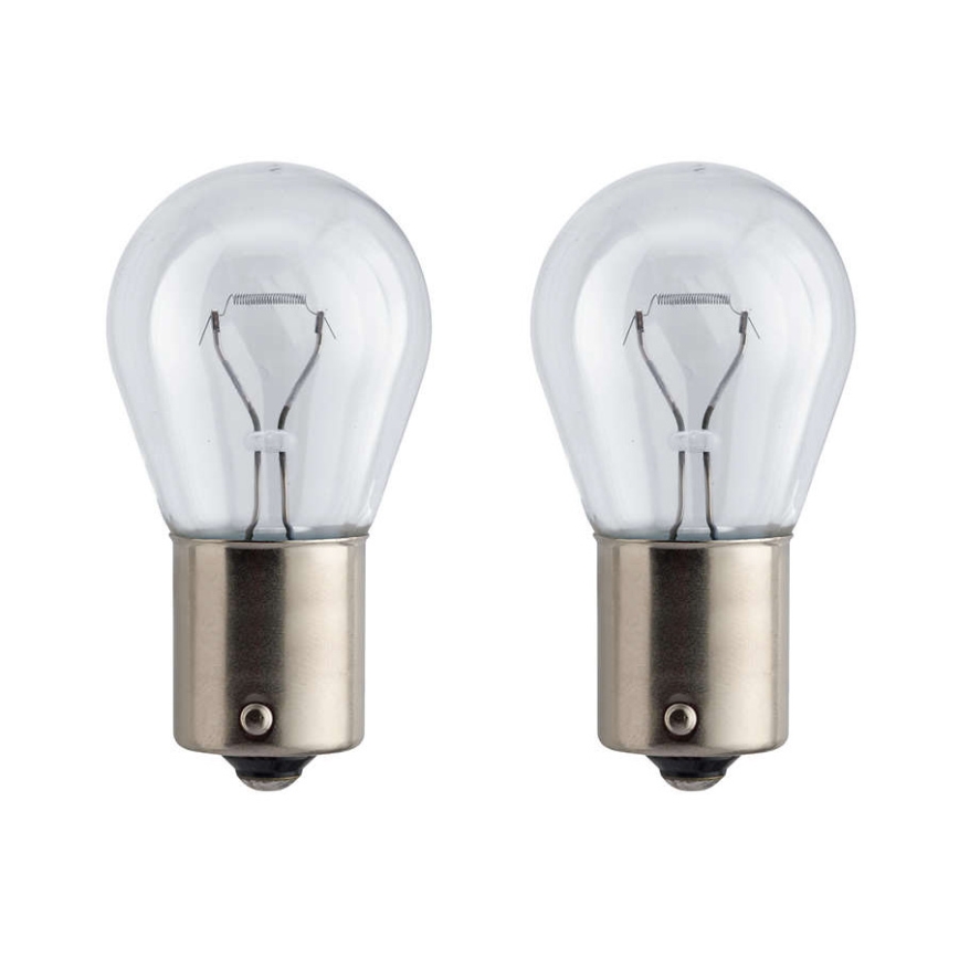 НАБОР 2x Автомобильная лампа Philips VISION 12498B2 P21W BA15s/21W/12V