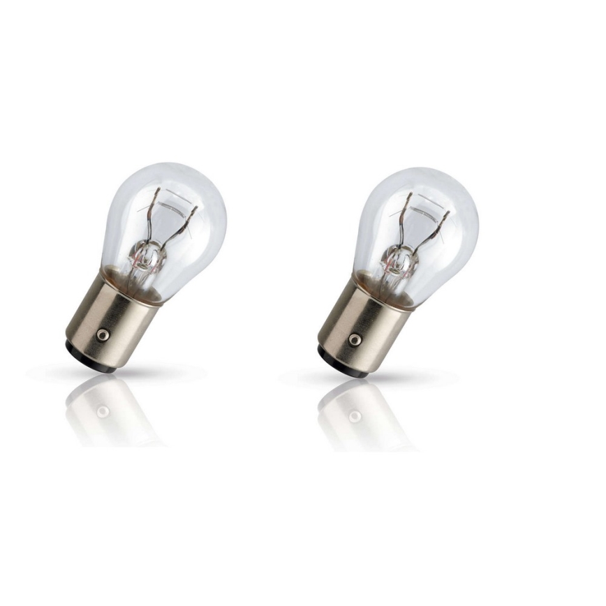 НАБОР 2x Автомобильная лампа Philips VISION 12594B2 BAZ15d/4W/12V