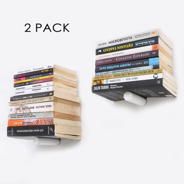 НАБОР 2x Настенная полка 15x21 см черная/белая