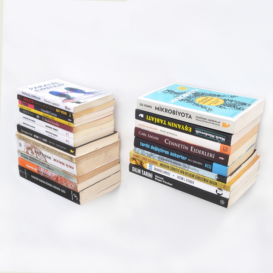 НАБОР 2x Настенная полка 15x21 см черная/белая