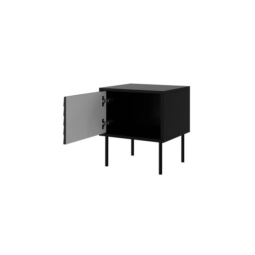 НАБОР 2x Прикроватная тумба CORTINA 51x45 см черный