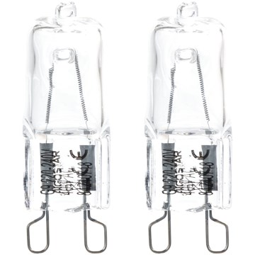 НАБОР 2x Промышленная лампочка G9/40W/230V 2700K - Aigostar