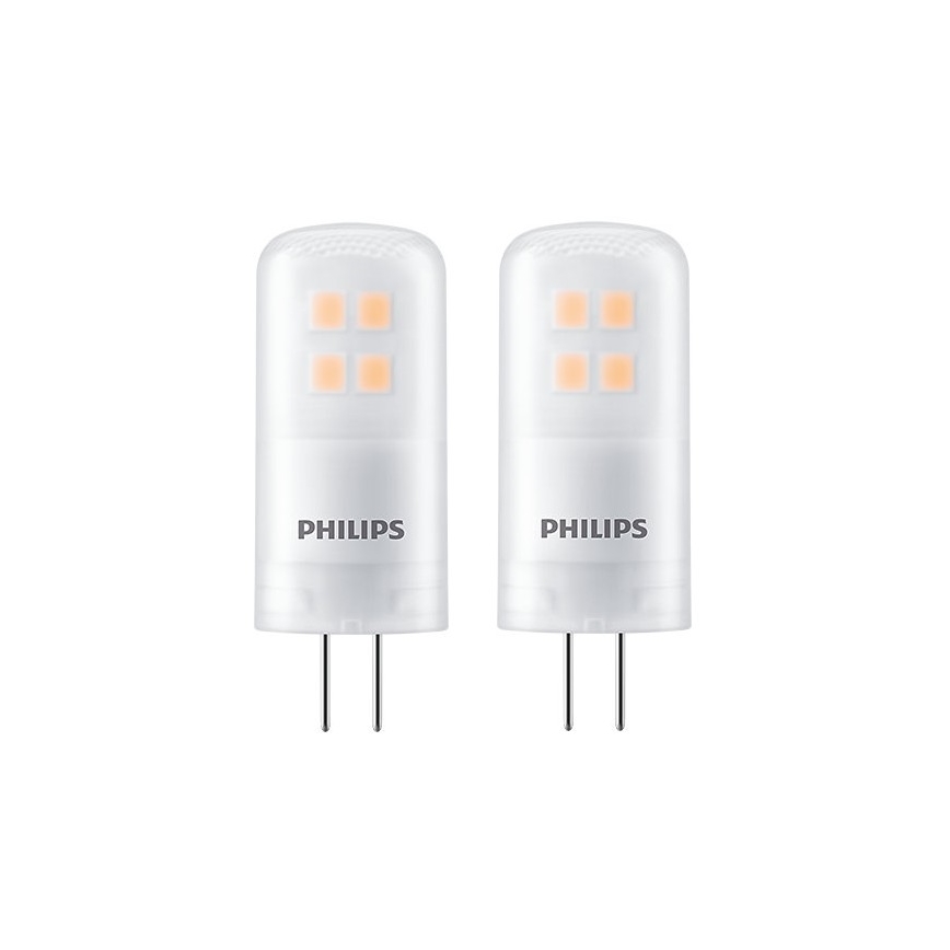 НАБОР 2x Светодиодная лампа Philips G4/2,7W/12V 2700K