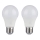 НАБОР 2x Светодиодная лампочка с регулированием яркости A60 E27/9W/230V 6400K