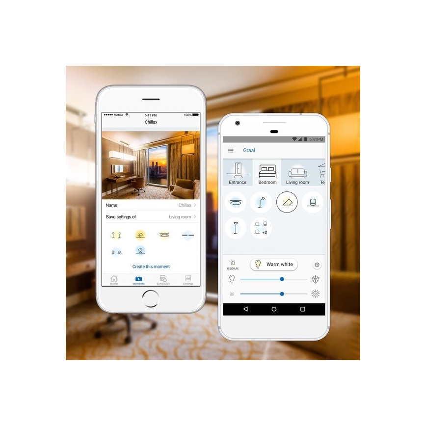 НАБОР 2x Светодиодная лампочка с регулированием яркости E27/11,5W/230V 2700-6500K Wi-Fi - WiZ