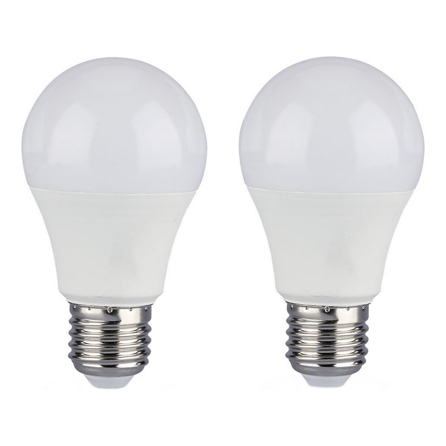 НАБОР 2x Светодиодная лампочка A60 E27/9W/230V 3000/4000/6400K