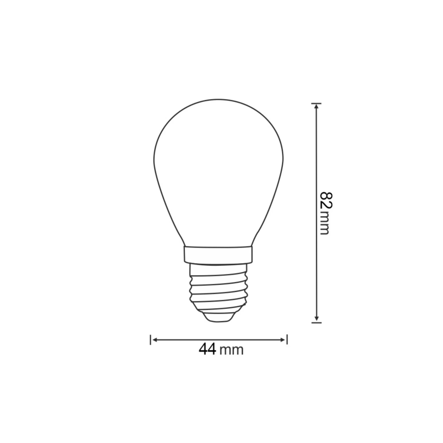 НАБОР 2x Светодиодная лампочка PARTY E27/0,3W/36V зеленый