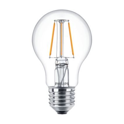 НАБОР 2x Светодиодная лампочка VINTAGE Philips A60 E27/4,3W/230V 2700K